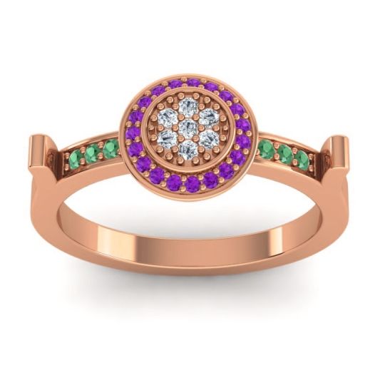 Statement Floral Pave Ragga Ring