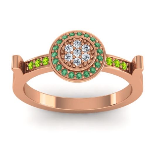 Statement Floral Pave Ragga Ring