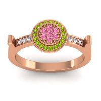 Statement Floral Pave Ragga Ring