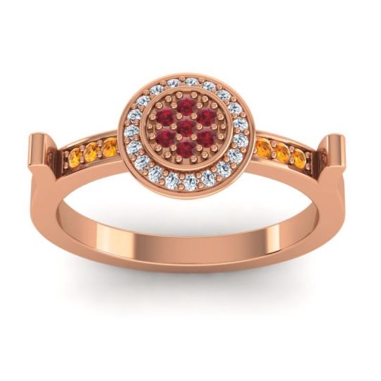 Statement Floral Pave Ragga Ring