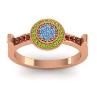 Statement Floral Pave Ragga Ring
