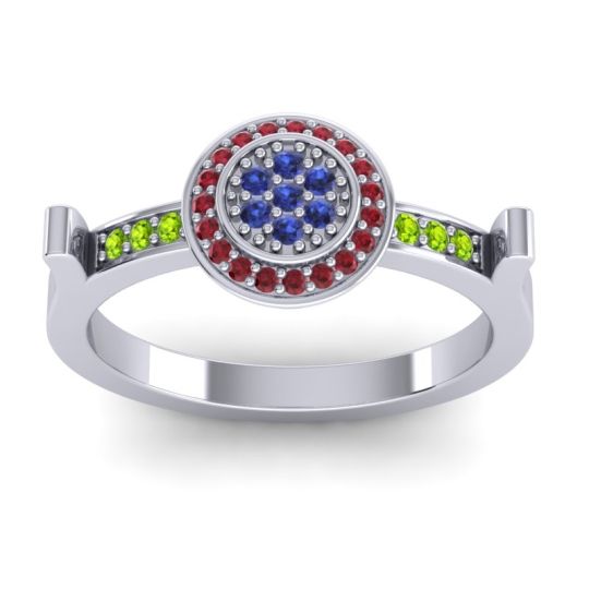 Statement Floral Pave Ragga Ring