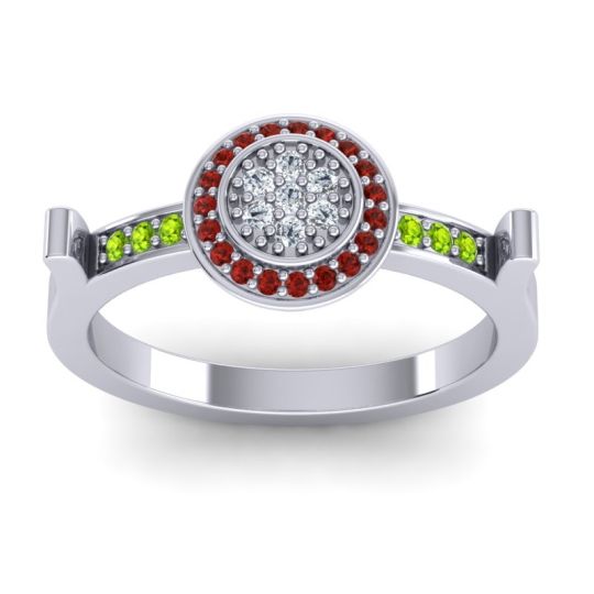 Statement Floral Pave Ragga Ring