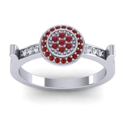 Statement Floral Pave Ragga Ring