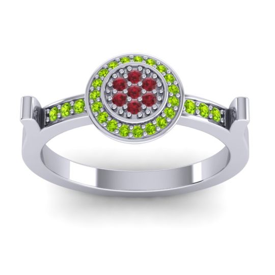 Statement Floral Pave Ragga Ring