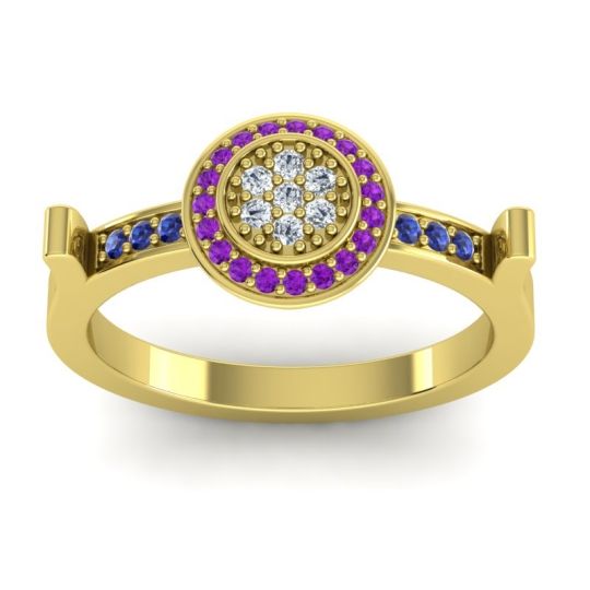Statement Floral Pave Ragga Ring