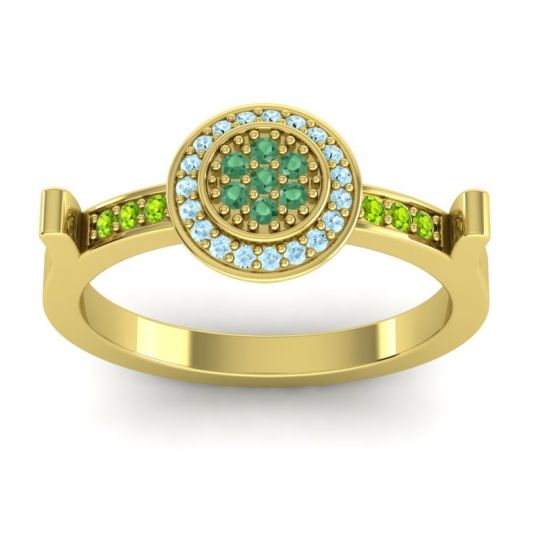 Statement Floral Pave Ragga Ring