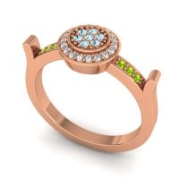 Statement Floral Pave Ragga Ring