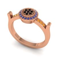 Statement Floral Pave Ragga Ring