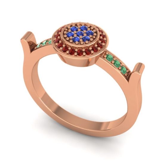 Statement Floral Pave Ragga Ring