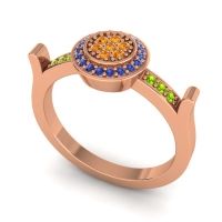Statement Floral Pave Ragga Ring