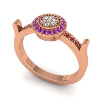 Statement Floral Pave Ragga Ring