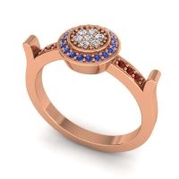 Statement Floral Pave Ragga Ring