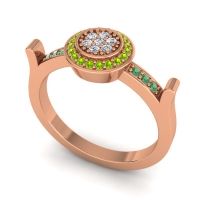 Statement Floral Pave Ragga Ring
