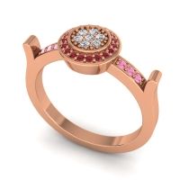 Statement Floral Pave Ragga Ring