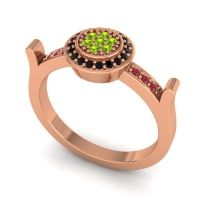Statement Floral Pave Ragga Ring