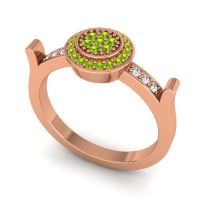 Statement Floral Pave Ragga Ring
