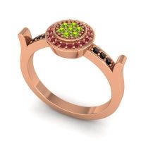 Statement Floral Pave Ragga Ring
