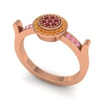 Statement Floral Pave Ragga Ring