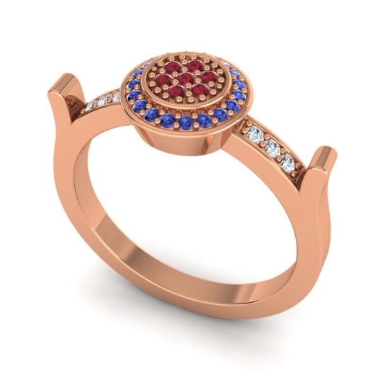 Statement Floral Pave Ragga Ring