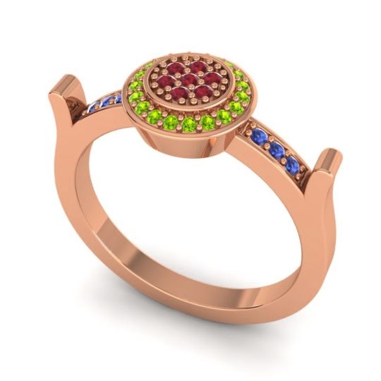 Statement Floral Pave Ragga Ring