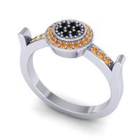 Statement Floral Pave Ragga Ring