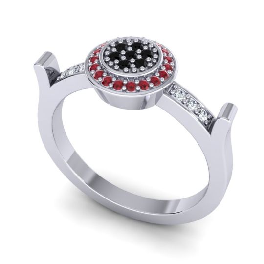 Statement Floral Pave Ragga Ring