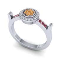 Statement Floral Pave Ragga Ring