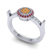 Statement Floral Pave Ragga Ring