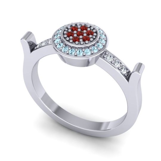 Statement Floral Pave Ragga Ring