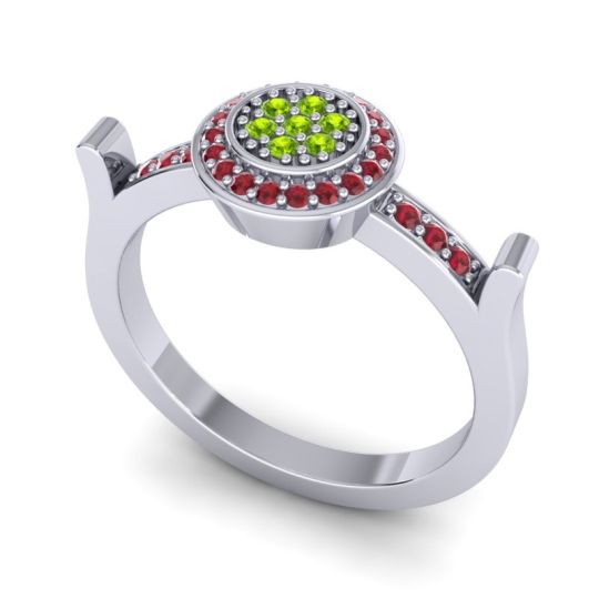 Statement Floral Pave Ragga Ring