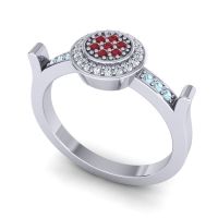 Statement Floral Pave Ragga Ring