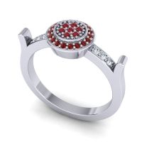 Statement Floral Pave Ragga Ring