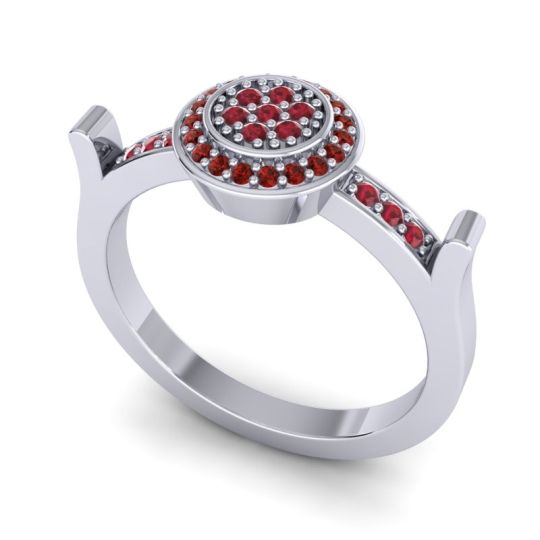 Statement Floral Pave Ragga Ring