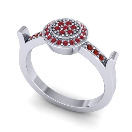 Statement Floral Pave Ragga Ring