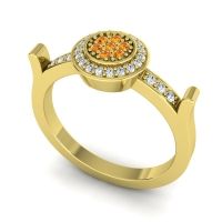 Statement Floral Pave Ragga Ring