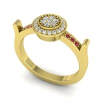 Statement Floral Pave Ragga Ring