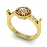 Statement Floral Pave Ragga Ring