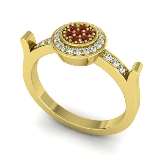 Statement Floral Pave Ragga Ring