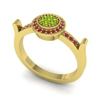 Statement Floral Pave Ragga Ring