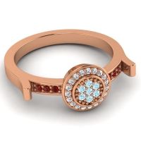 Statement Floral Pave Ragga Ring