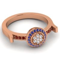 Statement Floral Pave Ragga Ring