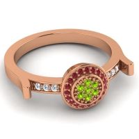 Statement Floral Pave Ragga Ring