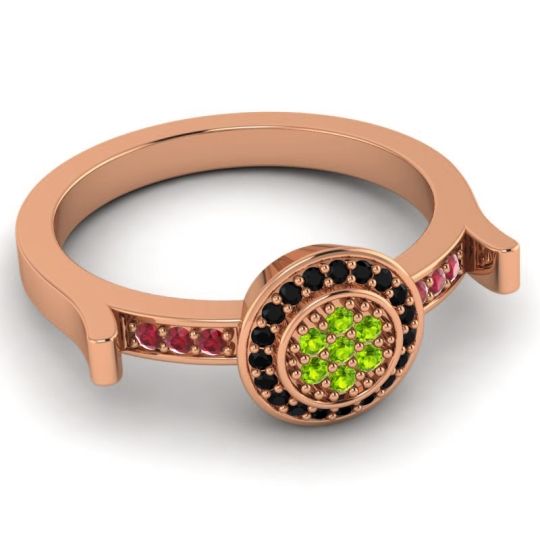 Statement Floral Pave Ragga Ring