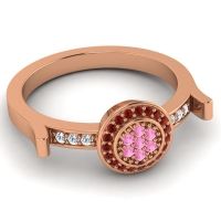 Statement Floral Pave Ragga Ring