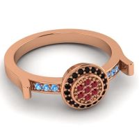 Statement Floral Pave Ragga Ring