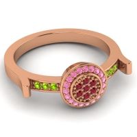 Statement Floral Pave Ragga Ring