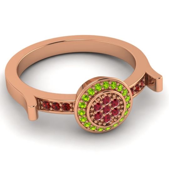 Statement Floral Pave Ragga Ring