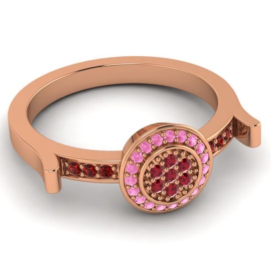 Statement Floral Pave Ragga Ring