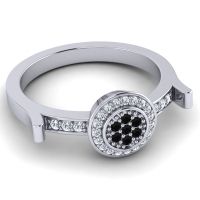 Statement Floral Pave Ragga Ring